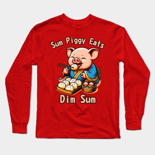 Dim sum pig Long Sleeve T-Shirt